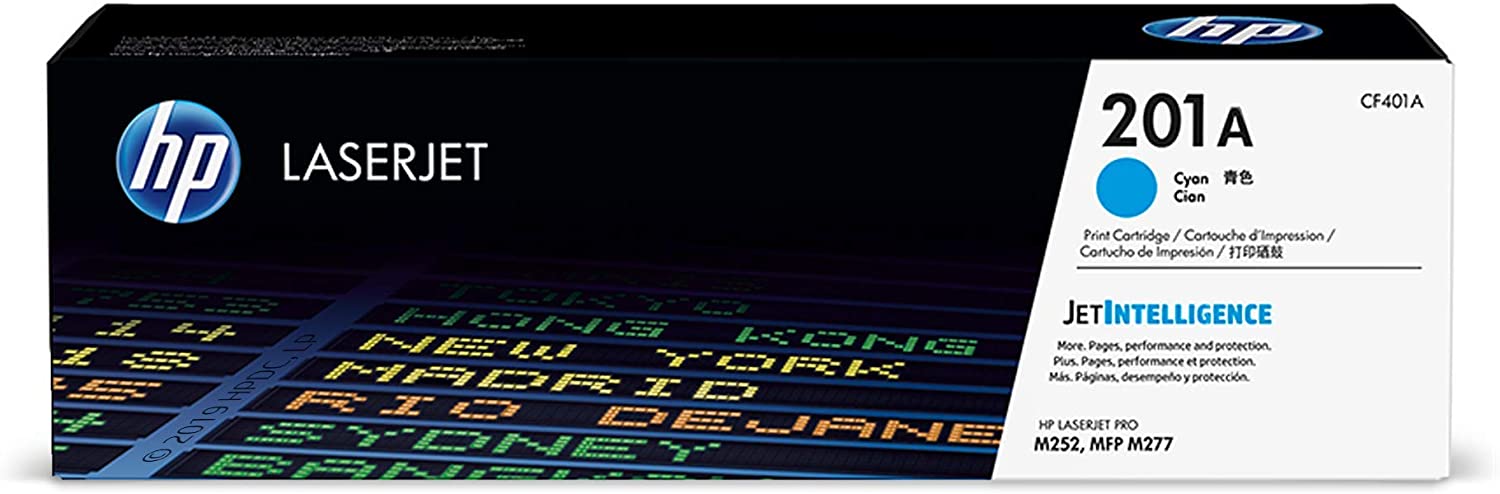 HP 201A CF401A Toner Cyan Authentique pour HP Color LaserJet Pro M252 / M274 / M277 HP 201A CF401A Toner Cyan Authentique pour HP Color LaserJet Pro M252 / M274 / M277